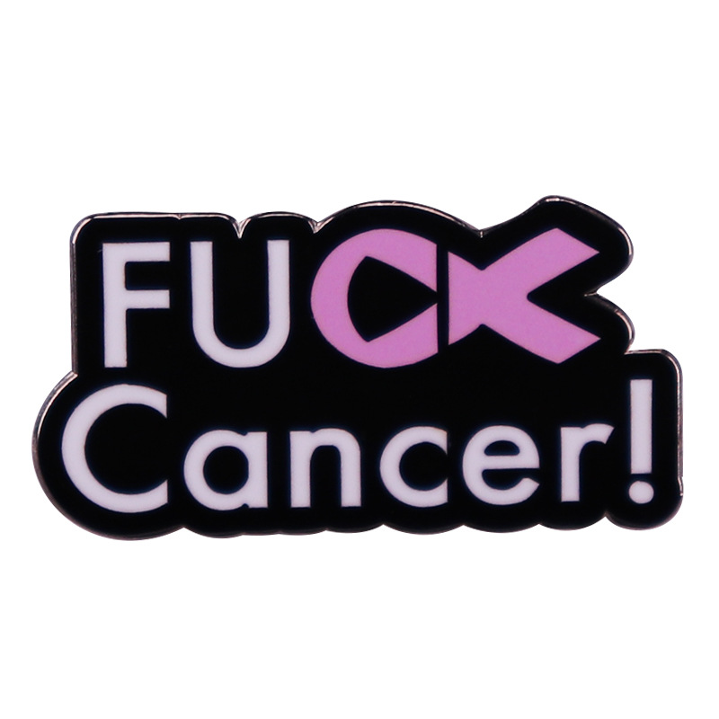 F*** cancer pin Cute Anime Movies Games Hard Enamel Pins Collect Metal Cartoon Brooch Backpack Hat Bag Collar Lapel Badges, As picture
F*** cancer pin Cute Anime Movies Games Hard Enamel Pins Collect Metal Cartoon Brooch Backpack Hat Bag Collar Lapel Badges, As picture