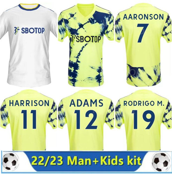 22/23 Leeds Club United HARRISON Soccer Jerseys FC MESLIER STRUIJK KRISTENSEN ADAMS KOCH LLORENTE ROCA RODRIGO AARONSON Football Shirt Kits Fluorescent, Ivory
22/23 Leeds Club United HARRISON Soccer Jerseys FC MESLIER STRUIJK KRISTENSEN ADAMS KOCH LLORENTE ROCA RODRIGO AARONSON Football Shirt Kits Fluorescent, Ivory