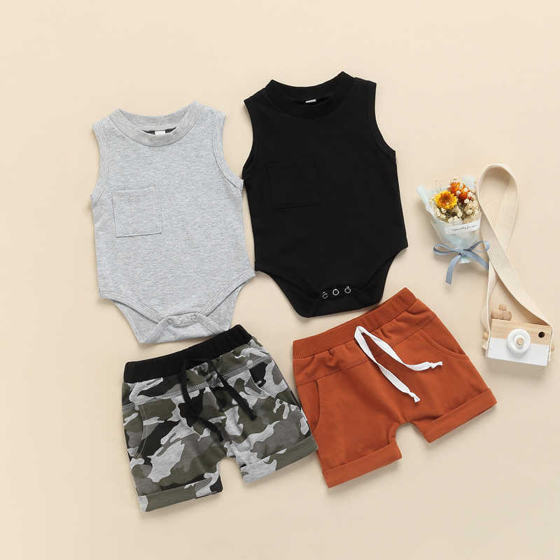 Sets Summer Fashion Baby Boy Romper Set Clothes Sleeveless Pocket Snap JumpsuitDrawstring Shorts Cotton Casual Toddler Clothing Suit, Gray
Sets Summer Fashion Baby Boy Romper Set Clothes Sleeveless Pocket Snap JumpsuitDrawstring Shorts Cotton Casual Toddler Clothing Suit, Gray