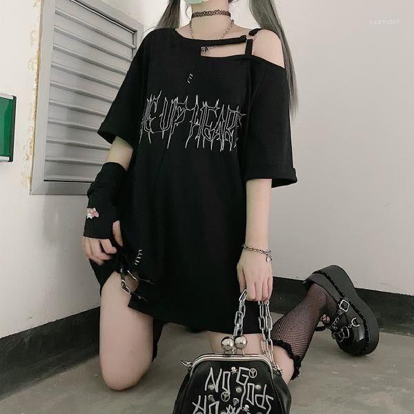 Women's T Shirts Girl Letter Print Off Shoulder Punk T-shirts Women Casual Street Black Gothic Shirt Harajuku Streetwear Aesthetic
Women's T Shirts Girl Letter Print Off Shoulder Punk T-shirts Women Casual Street Black Gothic Shirt Harajuku Streetwear Aesthetic
