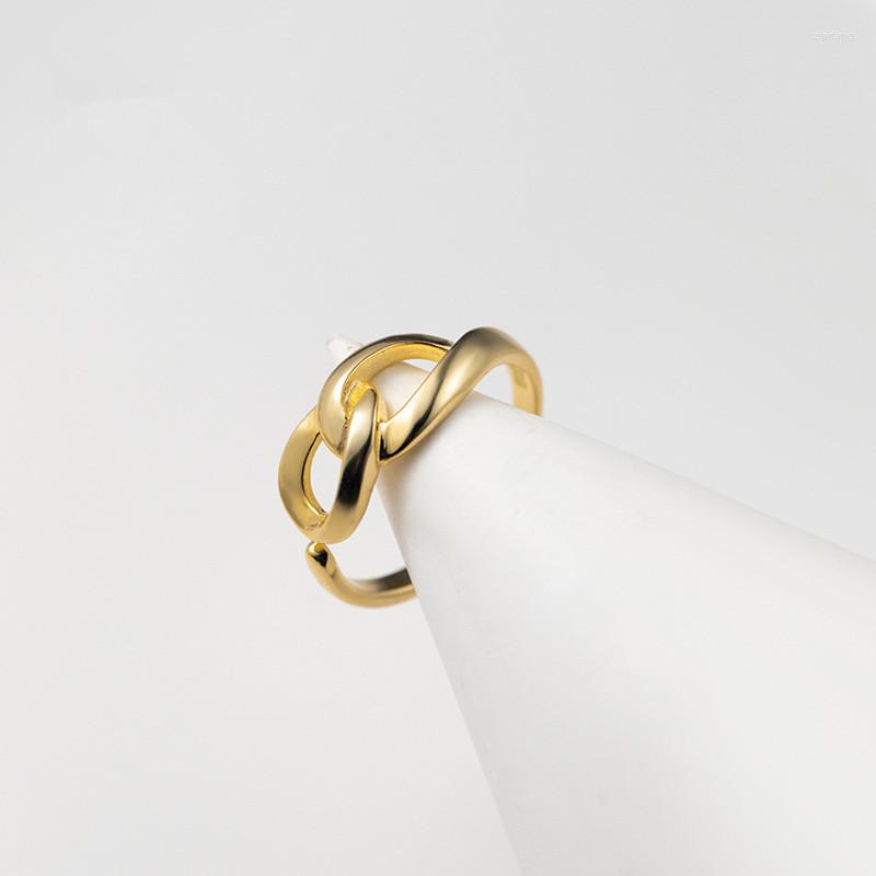 Cluster Rings Fashion 925 Sterling Silver Ring Simple Chain Hollow For Women Temperament Interlocking Opening Jewelry Girls
Cluster Rings Fashion 925 Sterling Silver Ring Simple Chain Hollow For Women Temperament Interlocking Opening Jewelry Girls