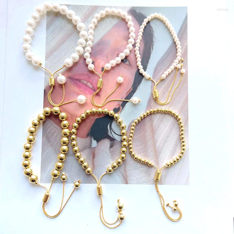 Strand 6Pcs Vintage Round Pearl Shell Adjustable Chain Bracelets Handmade Beaded Bracelet For Women Fashion Accessories Jewelry
Strand 6Pcs Vintage Round Pearl Shell Adjustable Chain Bracelets Handmade Beaded Bracelet For Women Fashion Accessories Jewelry
