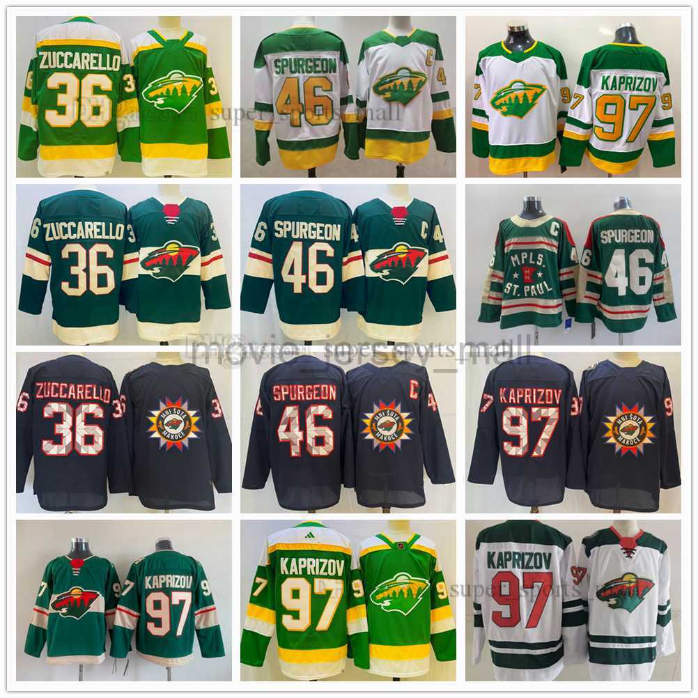New Retro Ice Hockey Jerseys 97 Kirill Kaprizov 46 Jared Spurgeon 36 Mats Zuccarello 64 Mikael Granlund Stitched Jersey, Same as picture (with team name)
New Retro Ice Hockey Jerseys 97 Kirill Kaprizov 46 Jared Spurgeon 36 Mats Zuccarello 64 Mikael Granlund Stitched Jersey, Same as picture (with team name)