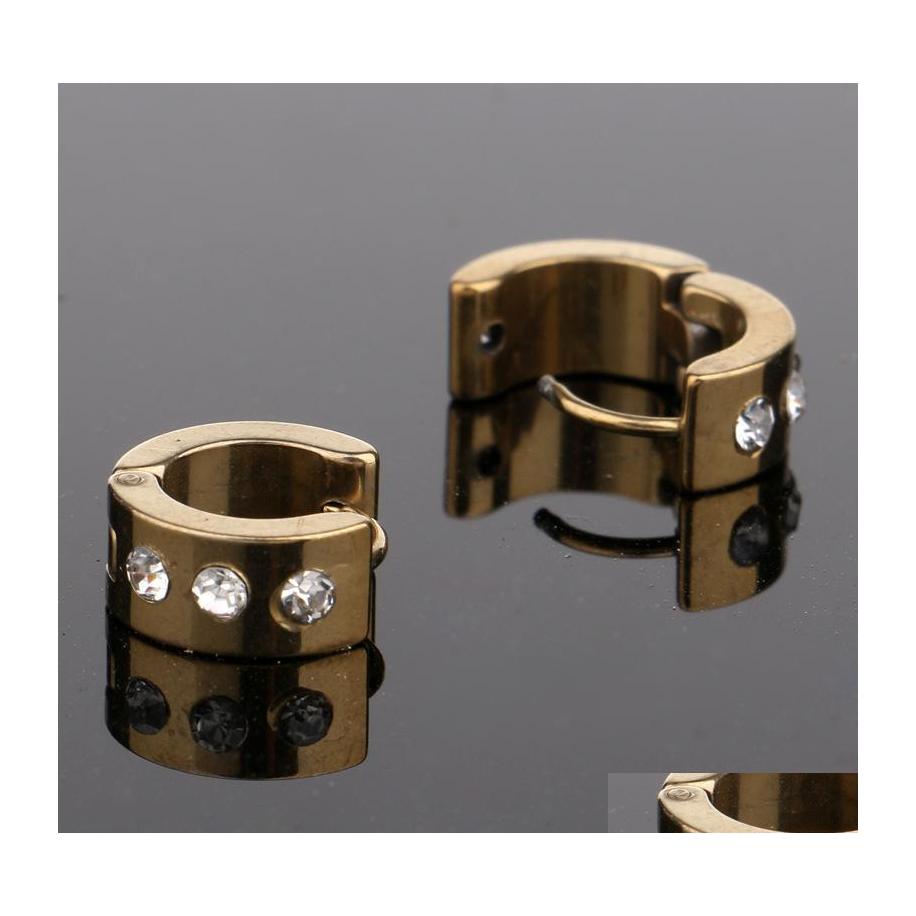 Stud Pretty Steel Crystal Earrings Studs Piercing Ear Hook Gold Black Hip Hop Jewlery Beautifly Drop Delivery Jewelry Dhu5M
Stud Pretty Steel Crystal Earrings Studs Piercing Ear Hook Gold Black Hip Hop Jewlery Beautifly Drop Delivery Jewelry Dhu5M