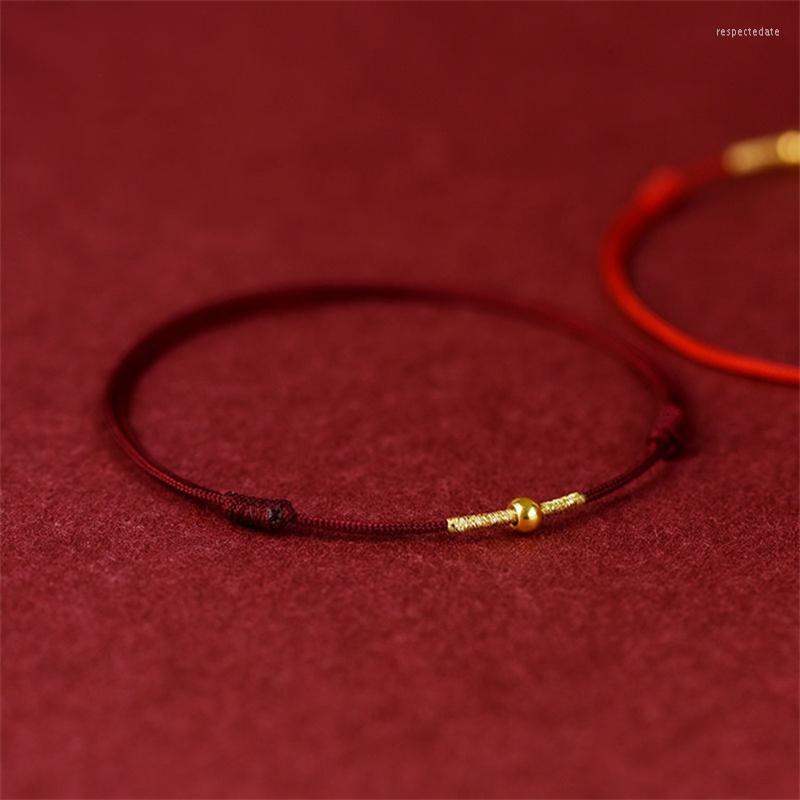 Charm Bracelets Handmade Golden Bead Lucky Anklet Red Rope Bangles Bracelet For Women Size Adjustable Drop Ship
Charm Bracelets Handmade Golden Bead Lucky Anklet Red Rope Bangles Bracelet For Women Size Adjustable Drop Ship
