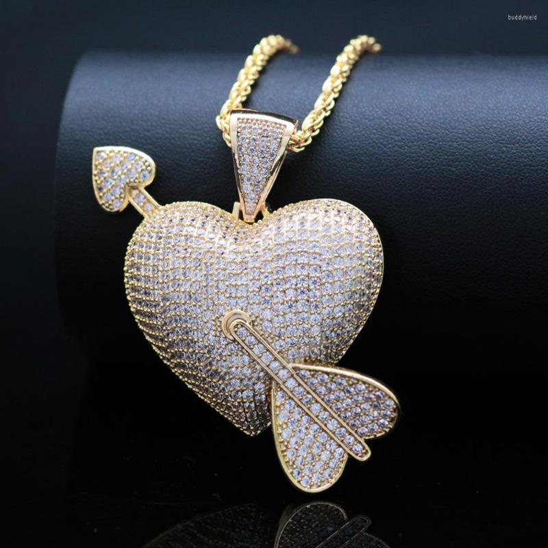 Pendant Necklaces Hip Hop Iced Out Full Cubic Zircon Rope Chain One S Through The Heart & Necklace For Men Jewelry Women Gift Wholesale
Pendant Necklaces Hip Hop Iced Out Full Cubic Zircon Rope Chain One S Through The Heart & Necklace For Men Jewelry Women Gift Wholesale