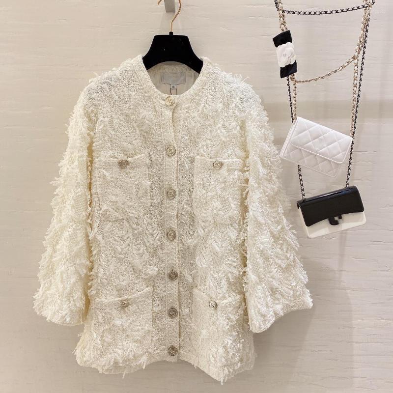 Women' Knits Brand Designers White Cardigan Mujer 2023 Loose Casual O-neck Tassel Knitted Sweater Women Korean Fashion Autumn Winter, Two piece set
Women' Knits Brand Designers White Cardigan Mujer 2023 Loose Casual O-neck Tassel Knitted Sweater Women Korean Fashion Autumn Winter, Two piece set