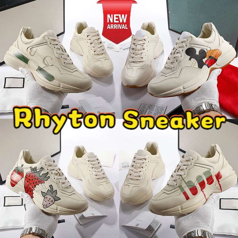 With Box Designer Sneakers GGity Shoes Designer Chunky Rhyton Casual Shoes Leather Printed Men Women Platform Old Daddy Shoe Luxury Vinta nE, 09 mouth printed
With Box Designer Sneakers GGity Shoes Designer Chunky Rhyton Casual Shoes Leather Printed Men Women Platform Old Daddy Shoe Luxury Vinta nE, 09 mouth printed