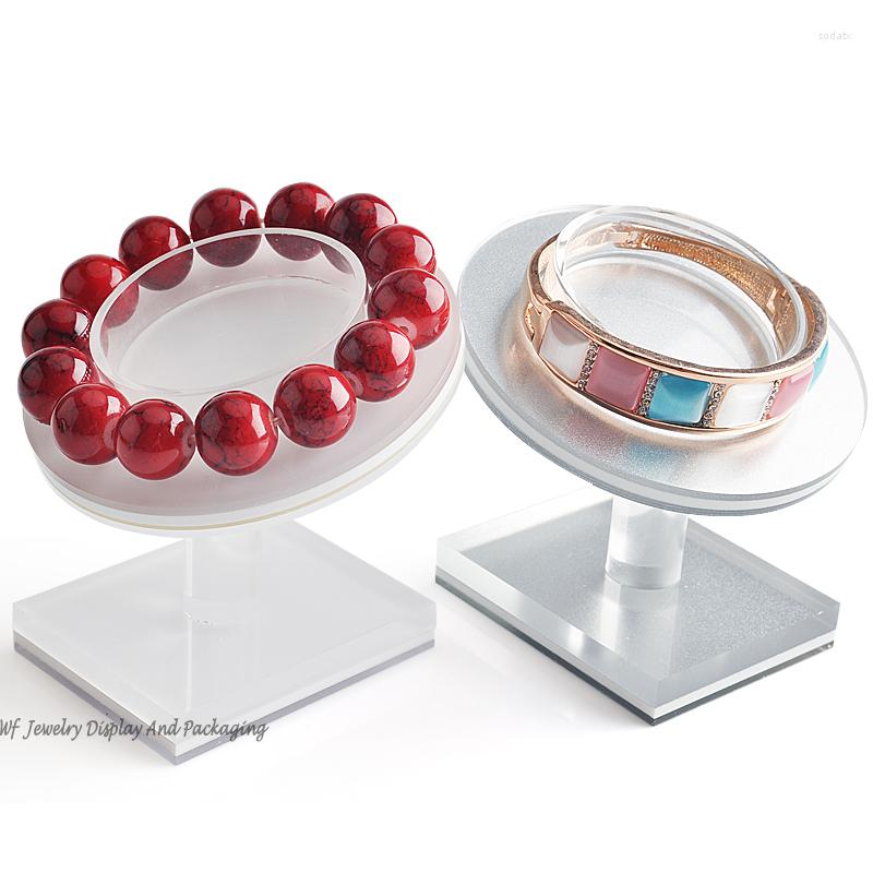 Jewelry Pouches High Quality Silver And Cream White Acrylic Bracelet Display Rack Bangle Showing Stand Holder Organizer Showcase
Jewelry Pouches High Quality Silver And Cream White Acrylic Bracelet Display Rack Bangle Showing Stand Holder Organizer Showcase