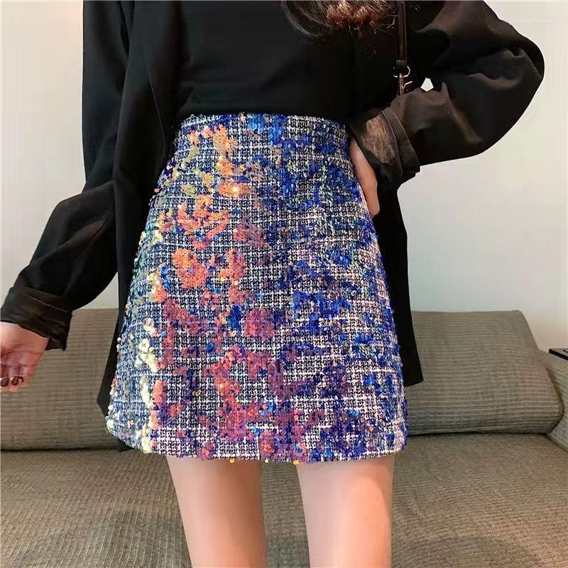Skirts 2023 Autumn Korean Sequin Woolen High-waisted A-line Skirt Breech For Women Casual Polyester STRAIGHT, Black
Skirts 2023 Autumn Korean Sequin Woolen High-waisted A-line Skirt Breech For Women Casual Polyester STRAIGHT, Black
