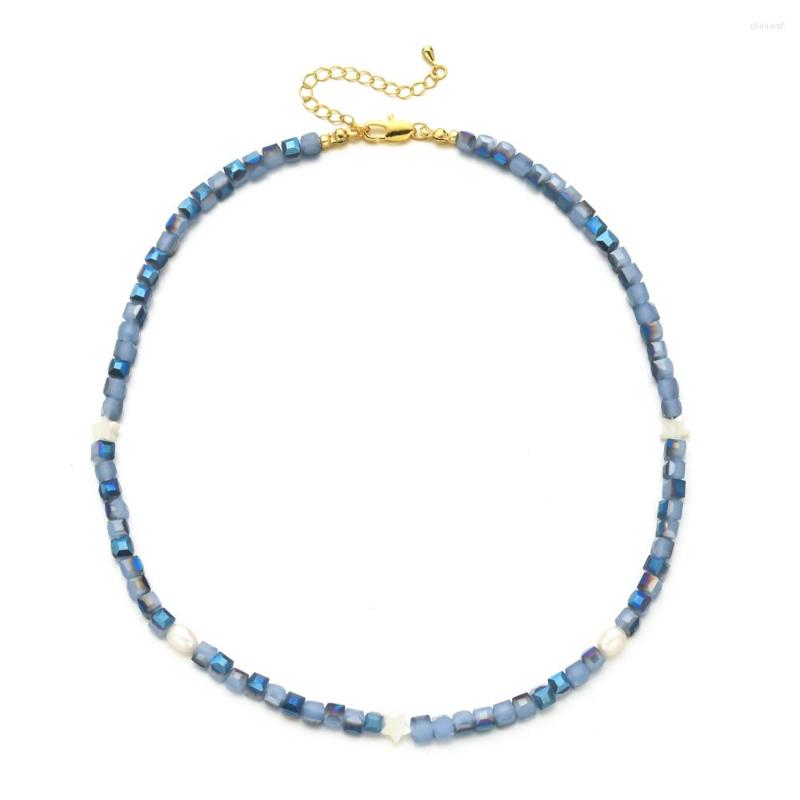 Choker ZMZY Square Glass Beads Korean Simple Sweet Colorful Collar Chain String Handmade Pearl Necklace Women Boho Jewelry Gift
Choker ZMZY Square Glass Beads Korean Simple Sweet Colorful Collar Chain String Handmade Pearl Necklace Women Boho Jewelry Gift