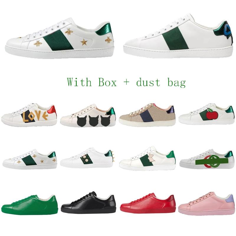 With Box Designer Sneakers GGity Shoes 2022 Fashion Men Low top Sneaker Casual White Shoes Genuine Leather Ace Embroidery Stripes Shoe Wa kI, Colour 1
With Box Designer Sneakers GGity Shoes 2022 Fashion Men Low top Sneaker Casual White Shoes Genuine Leather Ace Embroidery Stripes Shoe Wa kI, Colour 1