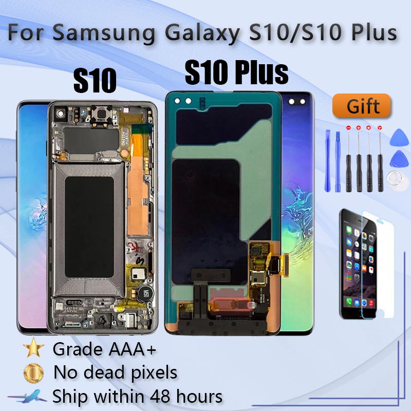 AMOLED S10 Lcd Touch Display For SAMSUNG Galaxy S10 G973F/DS G973F G973 S10 Plus G975 G975F G975F/DS Touch Screen Digitizer
AMOLED S10 Lcd Touch Display For SAMSUNG Galaxy S10 G973F/DS G973F G973 S10 Plus G975 G975F G975F/DS Touch Screen Digitizer
