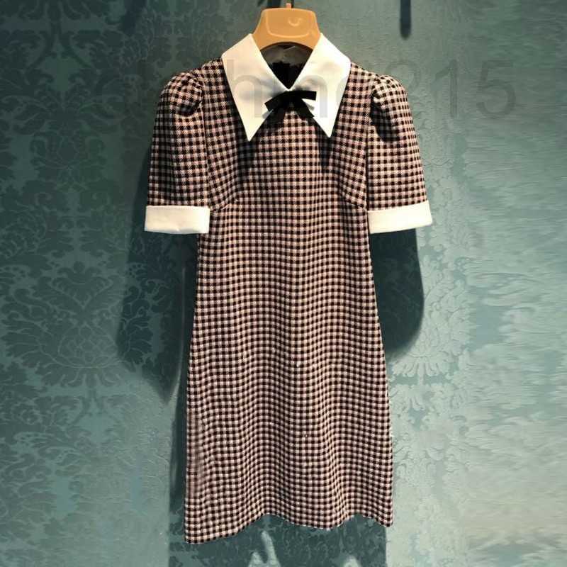 Skirts&Skorts Designer 22 Spring and summer new lapel plaid print dress A-line skirt princess sleeve fashion bow middle fallacy MMXH, Gray
Skirts&Skorts Designer 22 Spring and summer new lapel plaid print dress A-line skirt princess sleeve fashion bow middle fallacy MMXH, Gray