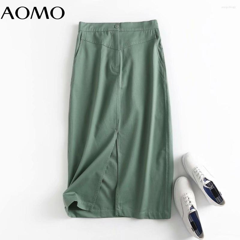 Skirts AOMO Women Green Cotton Midi Skirt Faldas Mujer Vintage Zipper Office Ladies Elegant Chic Mid Calf 4C99A
Skirts AOMO Women Green Cotton Midi Skirt Faldas Mujer Vintage Zipper Office Ladies Elegant Chic Mid Calf 4C99A