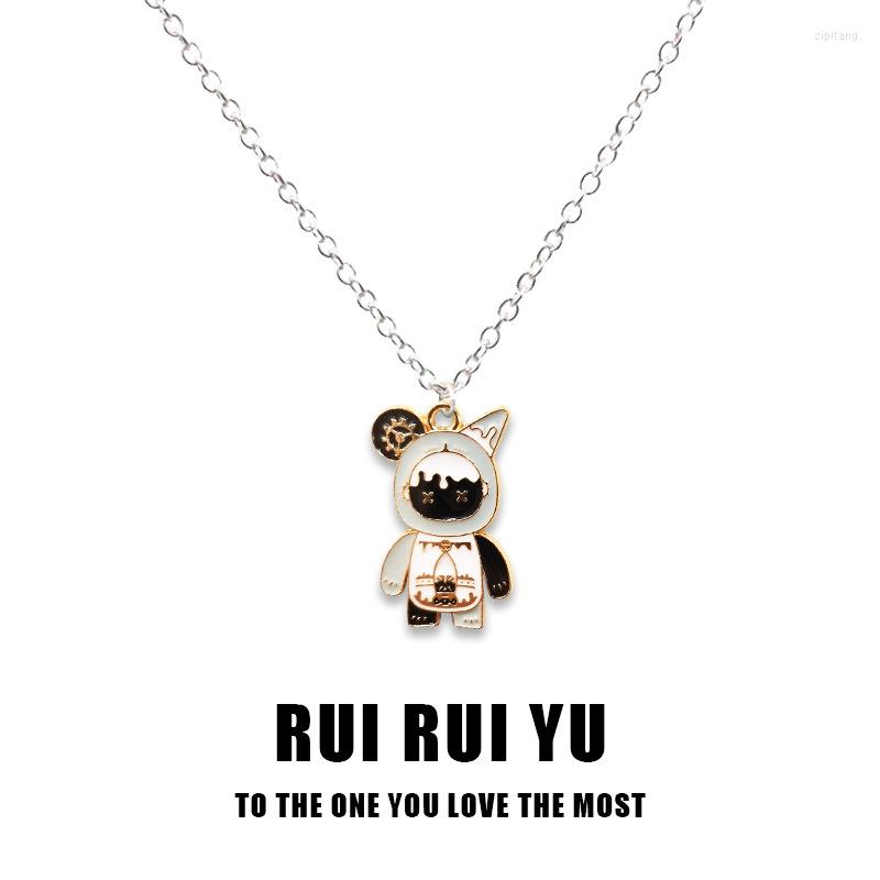 Pendant Necklaces Astronaut Bears Childlike Cartoon Enamel Student Couple Girlfriends Gift Punk Cool Animal Jewelry
Pendant Necklaces Astronaut Bears Childlike Cartoon Enamel Student Couple Girlfriends Gift Punk Cool Animal Jewelry