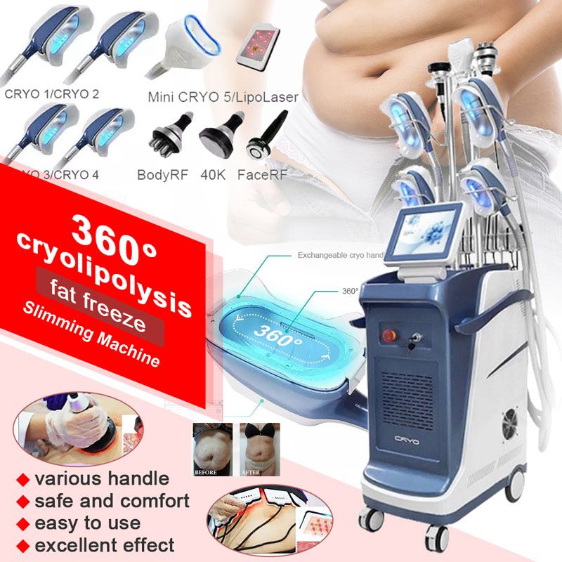 Professional Vertical 360 Cryo Slimming Machine Fat Freezing Cryolipolysis Cryotherapy Cooling Tech Slim Equipment Body Sculpting Lipo Laser Cavitation RF
Professional Vertical 360 Cryo Slimming Machine Fat Freezing Cryolipolysis Cryotherapy Cooling Tech Slim Equipment Body Sculpting Lipo Laser Cavitation RF