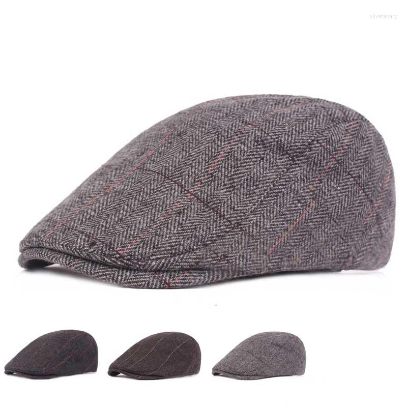 Berets Autumn Winter Wool Felt Men Sboy Hat Flat Ivy Cap Warm Male Old Man Peaked Casual Forward Hats, Dark grey
Berets Autumn Winter Wool Felt Men Sboy Hat Flat Ivy Cap Warm Male Old Man Peaked Casual Forward Hats, Dark grey