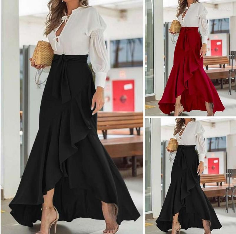 Skirts 2023 Belt Lace Bag Hip Fishtail Skirt High Waist Sexy Irregular Skirt., Black
Skirts 2023 Belt Lace Bag Hip Fishtail Skirt High Waist Sexy Irregular Skirt., Black