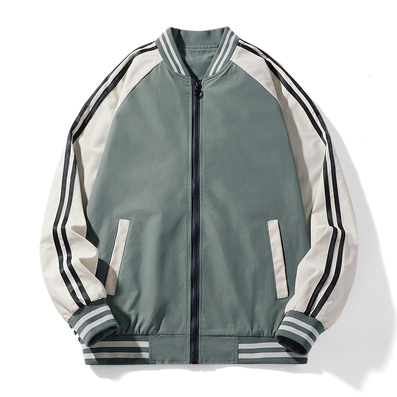 Men' Jackets Casual Mens Brand Clothing Striped Coats Men Outerwear Bomber Zipper Hip Hop Pilot Coat Male 4XL 230213, Beige
Men' Jackets Casual Mens Brand Clothing Striped Coats Men Outerwear Bomber Zipper Hip Hop Pilot Coat Male 4XL 230213, Beige