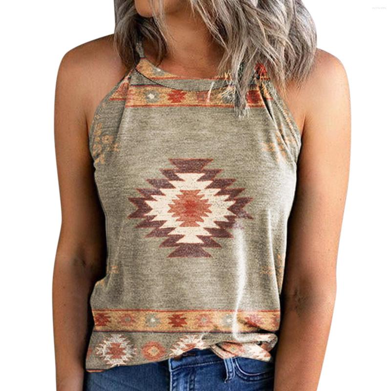Women's Tanks 2023 Summer Ladies Halter Neck Top Vintage Print Sexy O Sleeveless Vest Female T-shirts Women Pulovers Tank And Camis, Gy
Women's Tanks 2023 Summer Ladies Halter Neck Top Vintage Print Sexy O Sleeveless Vest Female T-shirts Women Pulovers Tank And Camis, Gy