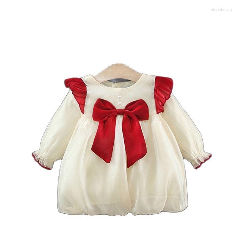 Girl Dresses Autumn And Winter Girls Long-sleeved Dress Lantern Bow Princess Skirt Children's Casual Wear Birthday Party 123, Beige
Girl Dresses Autumn And Winter Girls Long-sleeved Dress Lantern Bow Princess Skirt Children's Casual Wear Birthday Party 123, Beige