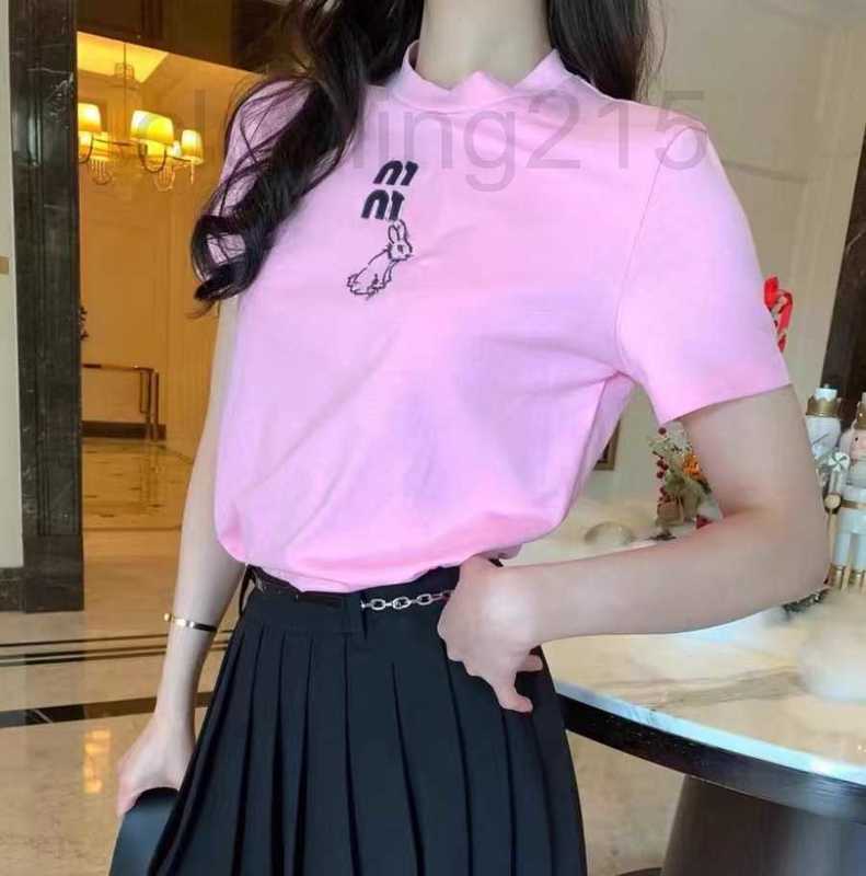 Women' T-Shirt Designer 23 Early Spring New Rabbit Pattern Embroidered Logo Cotton Short Sleeve T-shirt Slim Fit Age Reducing Top 7YZB, White
Women' T-Shirt Designer 23 Early Spring New Rabbit Pattern Embroidered Logo Cotton Short Sleeve T-shirt Slim Fit Age Reducing Top 7YZB, White