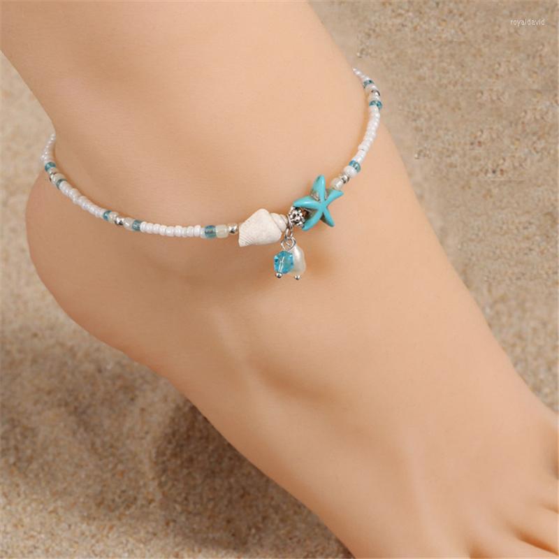 Anklets Vintage Bohemian Conch Starfish Pendant Rice Bead Anklet For Women 2023 Foot Beach Jewelry
Anklets Vintage Bohemian Conch Starfish Pendant Rice Bead Anklet For Women 2023 Foot Beach Jewelry