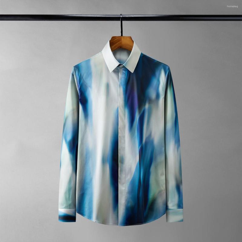 Men's Casual Shirts 2023 Autumn Tie Dye For Men Long Sleeve Shirt Slim Fit Business Formal Dress Social Party Tuxedo Blouse, Multicolor
Men's Casual Shirts 2023 Autumn Tie Dye For Men Long Sleeve Shirt Slim Fit Business Formal Dress Social Party Tuxedo Blouse, Multicolor