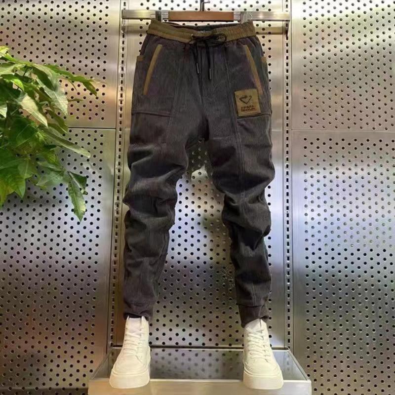 Men's Pants Versatile Soft Autumn Solid Color Corduroy Harem Daily Clothing, Dark gray
Men's Pants Versatile Soft Autumn Solid Color Corduroy Harem Daily Clothing, Dark gray