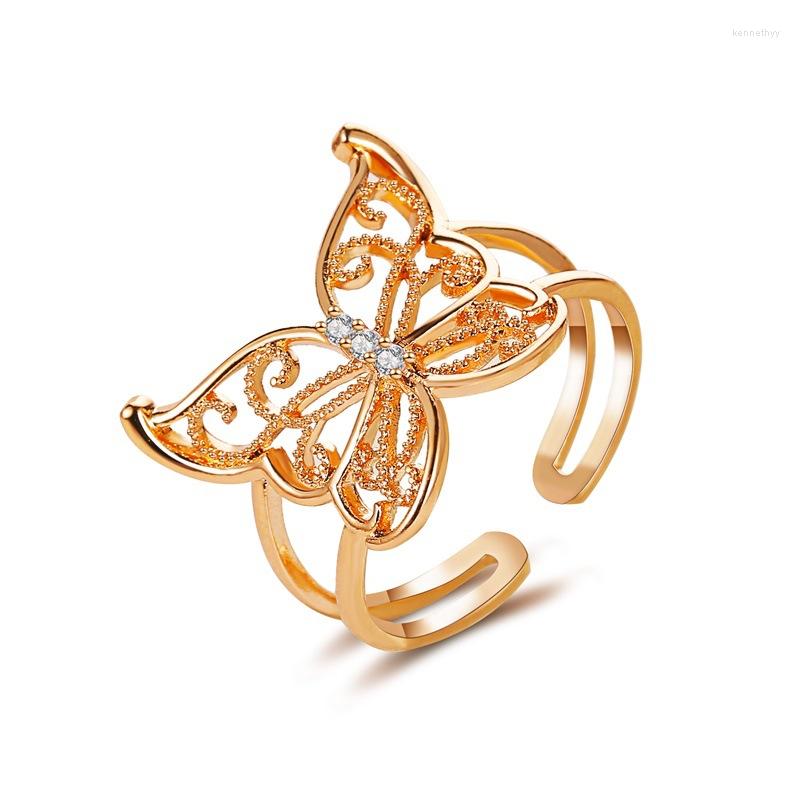 Wedding Rings 2023 Jewelry Temperament Exaggerated Hollow Butterfly For Women Fashion Light Luxury Personality Open Ring
Wedding Rings 2023 Jewelry Temperament Exaggerated Hollow Butterfly For Women Fashion Light Luxury Personality Open Ring
