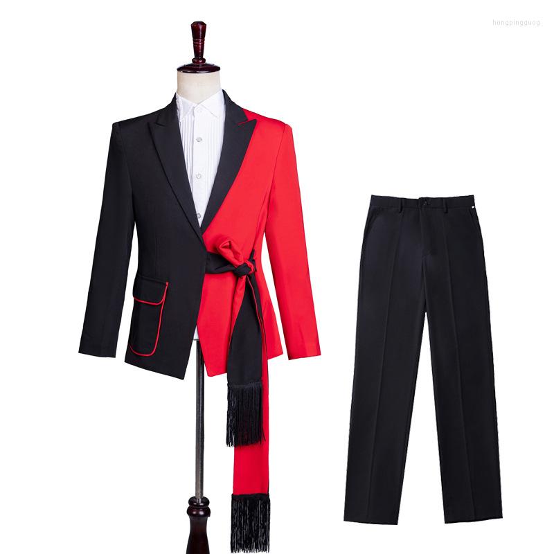Men's Suits Red Black Slim Suit Stage Catwalk Singer Performance Tassel Belt Men's Dress Long Men Skinny Mens 2 Piece, Beige
Men's Suits Red Black Slim Suit Stage Catwalk Singer Performance Tassel Belt Men's Dress Long Men Skinny Mens 2 Piece, Beige
