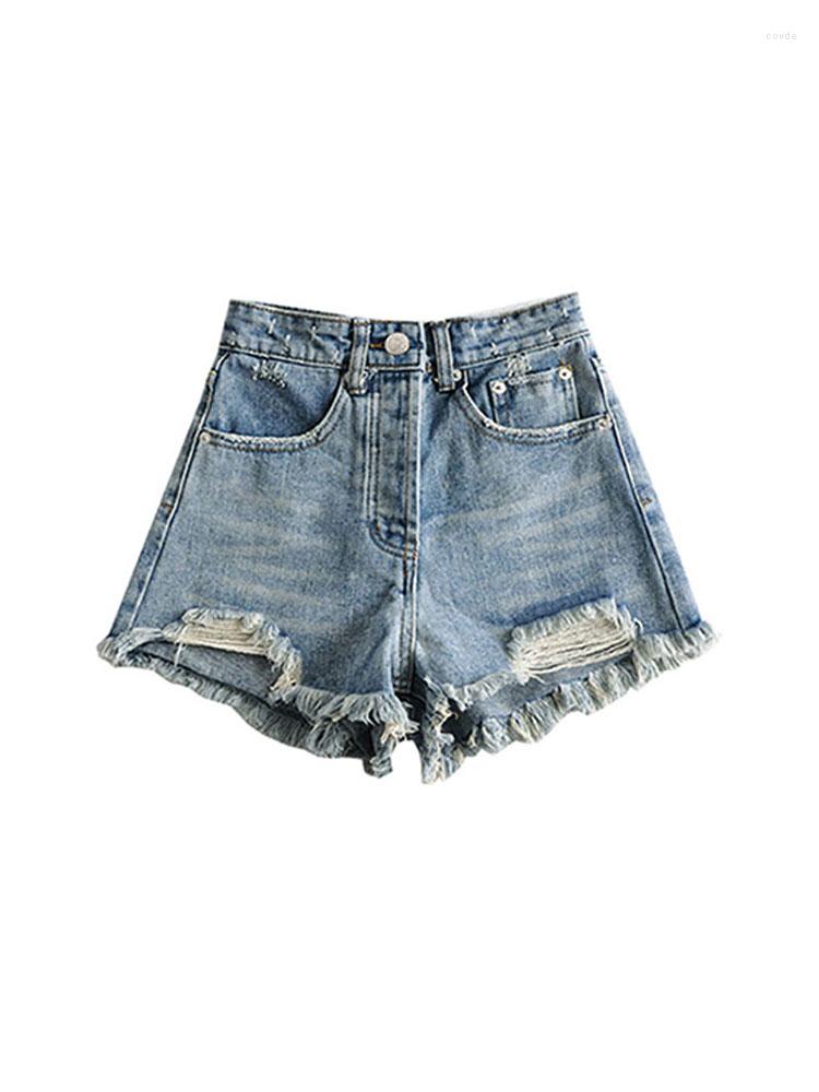 Women's Shorts Vintage Ripped Jeans Women High Waist Denim Female 2023 Summer Chic Streetwear Stylish Sexy Wide Leg Girls, Black 
Women's Shorts Vintage Ripped Jeans Women High Waist Denim Female 2023 Summer Chic Streetwear Stylish Sexy Wide Leg Girls, Black