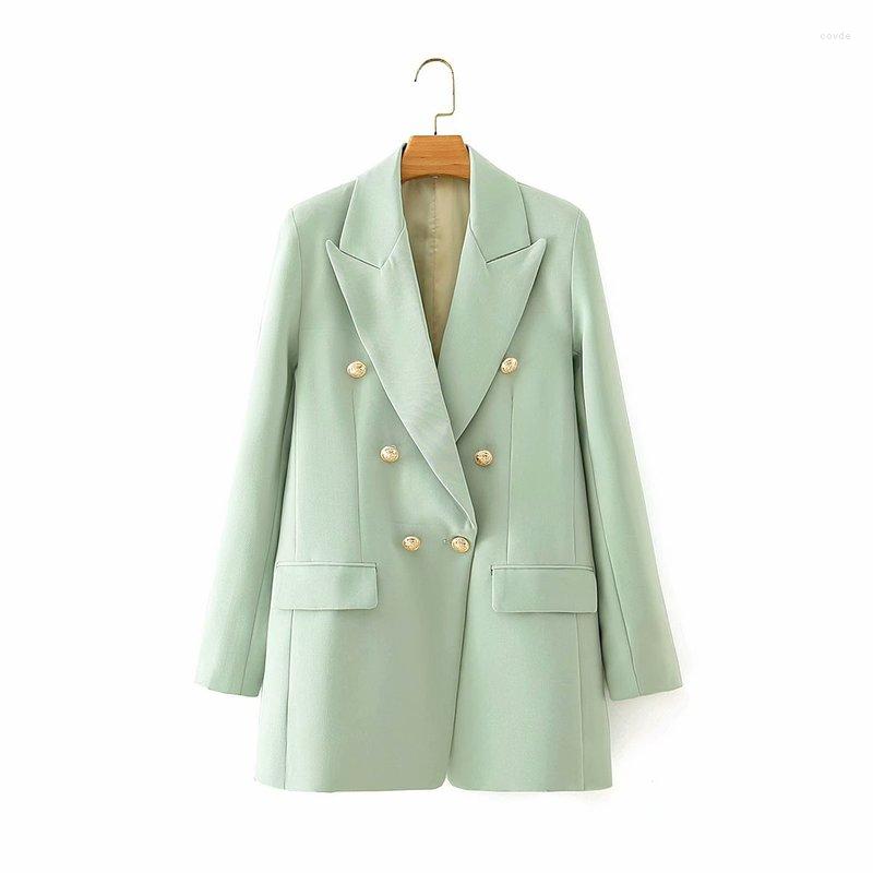 Women' Suits Green Women Office Casual Blazers Chic Double Breasted Long Sleeve 2023 Spring Autumn Vintage Solid Colors Blazer Pink
Women' Suits Green Women Office Casual Blazers Chic Double Breasted Long Sleeve 2023 Spring Autumn Vintage Solid Colors Blazer Pink