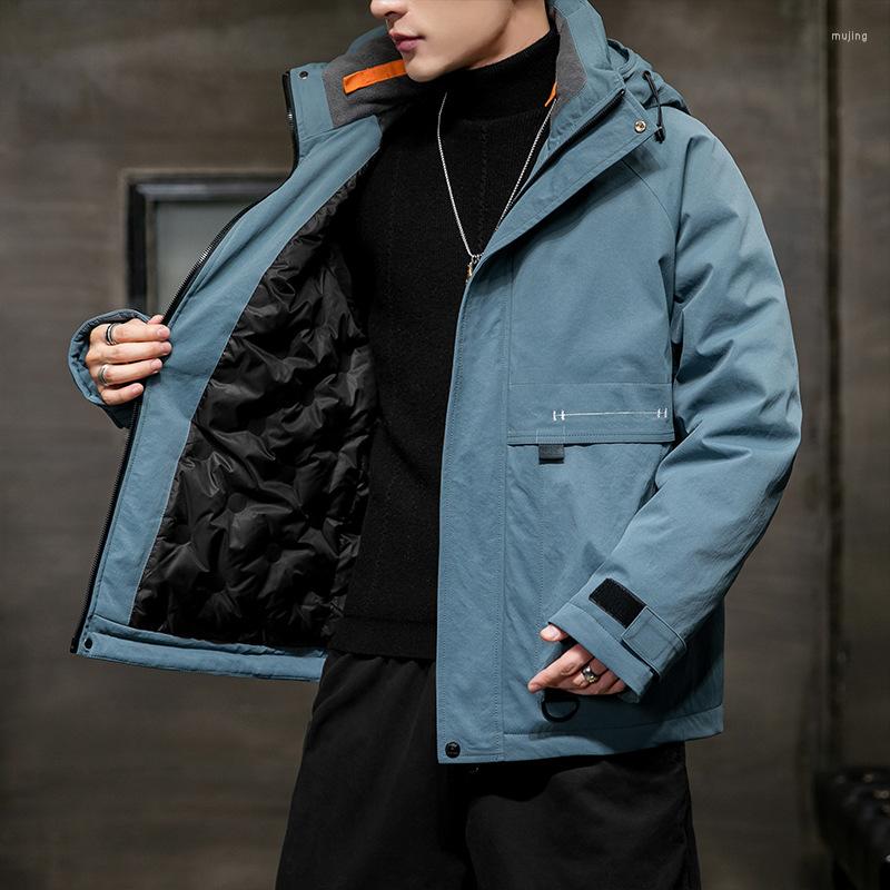 Men's Down Han Edition Leisure Coat Male 2023 Autumn And Winter Jacket Tooling Youth Wet, Black
Men's Down Han Edition Leisure Coat Male 2023 Autumn And Winter Jacket Tooling Youth Wet, Black