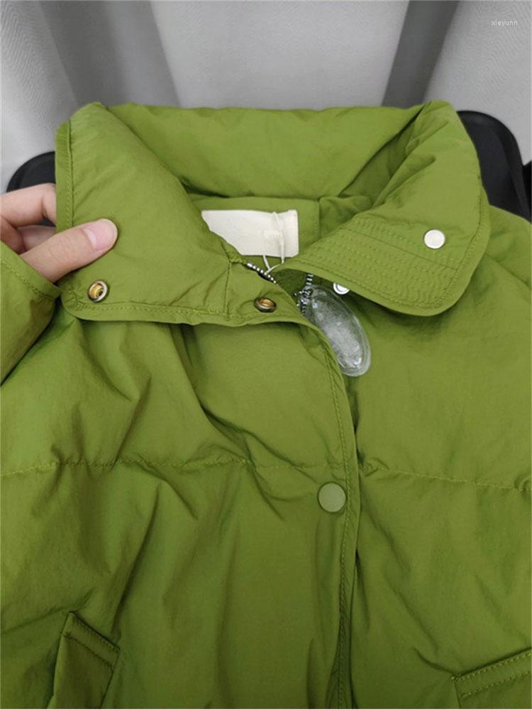 Women's Trench Coats 2023 Fall Winter Coat Women Jacket Zipper Down Parkas Stand Collar Thicken Warm Korean Fashion Casual Oversized, Green
Women's Trench Coats 2023 Fall Winter Coat Women Jacket Zipper Down Parkas Stand Collar Thicken Warm Korean Fashion Casual Oversized, Green