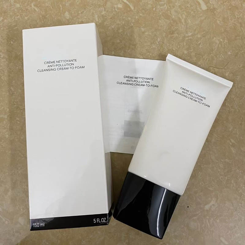 Face Cleansing Cream To Foam Wash Makeup Remover 150ML Anti Pollution Removing Cosmetics Residuals Facial Deep Cleanser