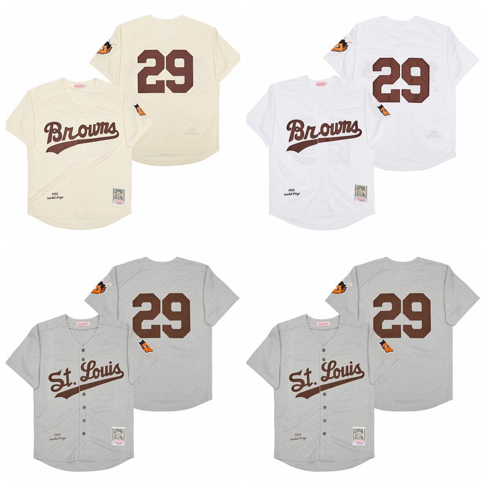 Baseball Jerseys Throwback Baseball 29 Satchel Paige Jersey 1953 White CREAM GREY Team Color Vintage Cool Base Embroidery And Sewing Retro Breathable For, 1953 retro
Baseball Jerseys Throwback Baseball 29 Satchel Paige Jersey 1953 White CREAM GREY Team Color Vintage Cool Base Embroidery And Sewing Retro Breathable For, 1953 retro