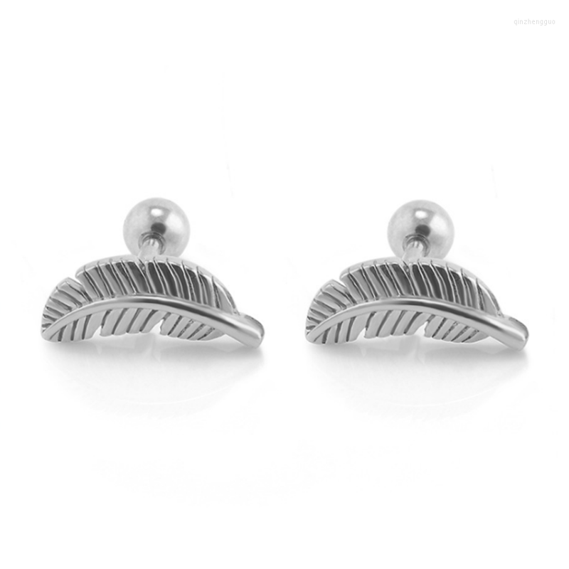 Stud Earrings FYJS Unique Silver Plated Alloy Feather Shape Golden Color Modern Accessories
Stud Earrings FYJS Unique Silver Plated Alloy Feather Shape Golden Color Modern Accessories