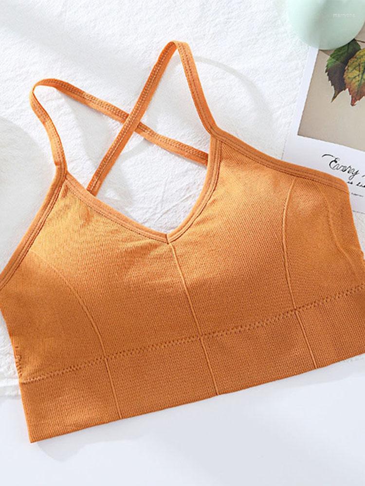 Camisoles & Tanks Women Tank Crop Top Seamless Underwear Female Sexy Cross Strap Lingerie Backless Tops Padded Camisole Femme, Black
Camisoles & Tanks Women Tank Crop Top Seamless Underwear Female Sexy Cross Strap Lingerie Backless Tops Padded Camisole Femme, Black