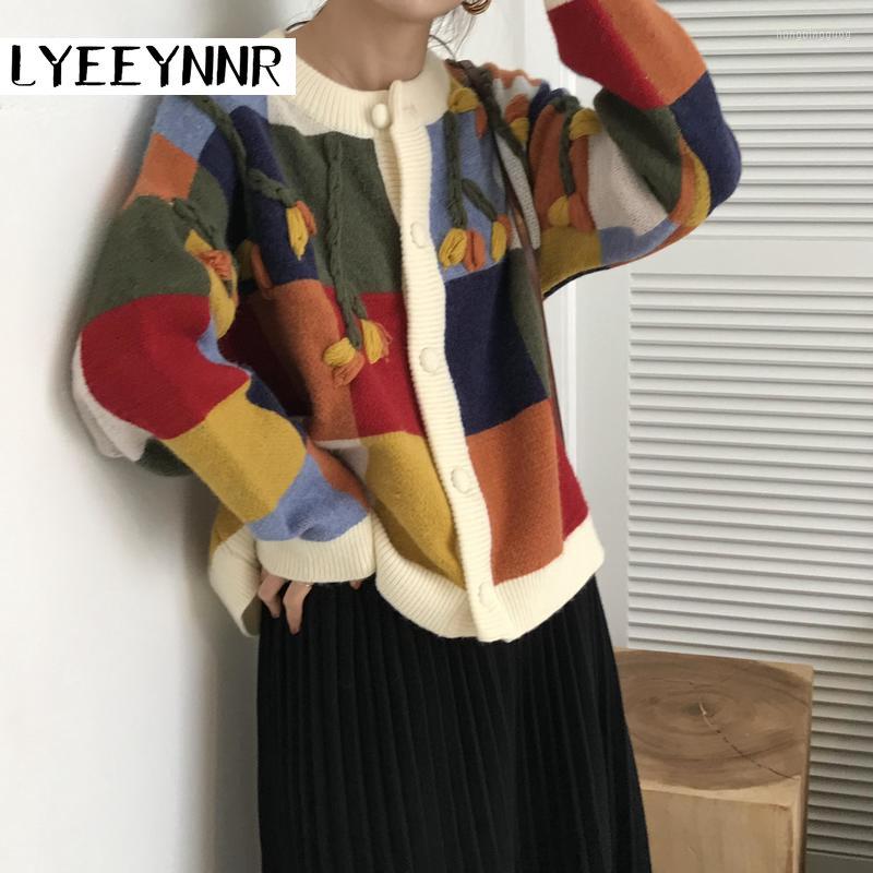 Women' Knits LYEEYNNR Vintage Cardigan Women O Neck Long Sleeve Single Breasted Tops Arrival Female Fashion Knitted Sweater Sueter Mujer, Green
Women' Knits LYEEYNNR Vintage Cardigan Women O Neck Long Sleeve Single Breasted Tops Arrival Female Fashion Knitted Sweater Sueter Mujer, Green