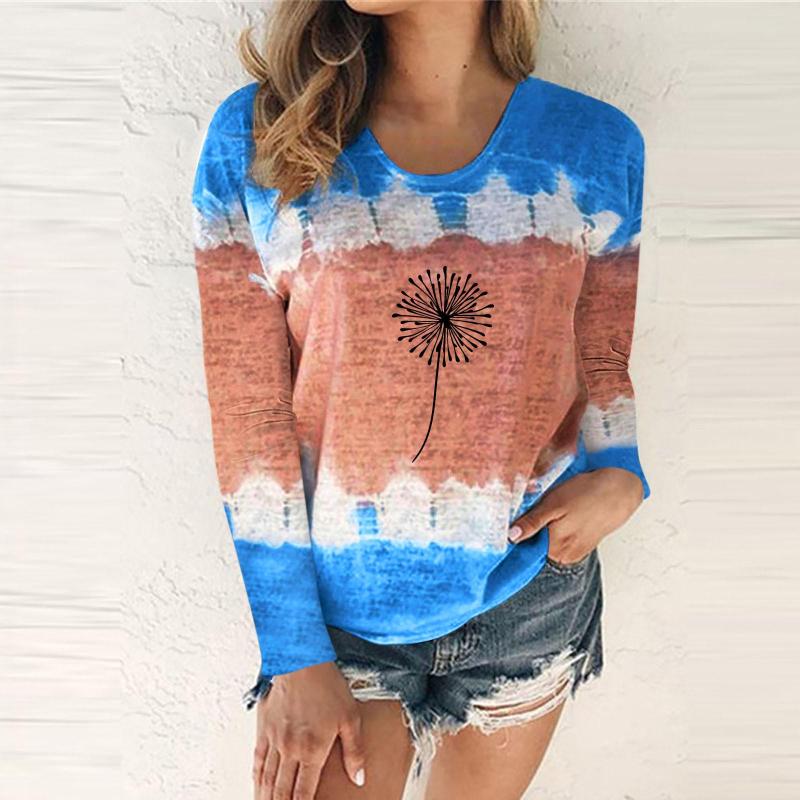 Women' T Shirts Womens Casual Fashion Round Neck Tie Dye Printing Long Sleeve Shirt Blouse Tops, Black
Women' T Shirts Womens Casual Fashion Round Neck Tie Dye Printing Long Sleeve Shirt Blouse Tops, Black