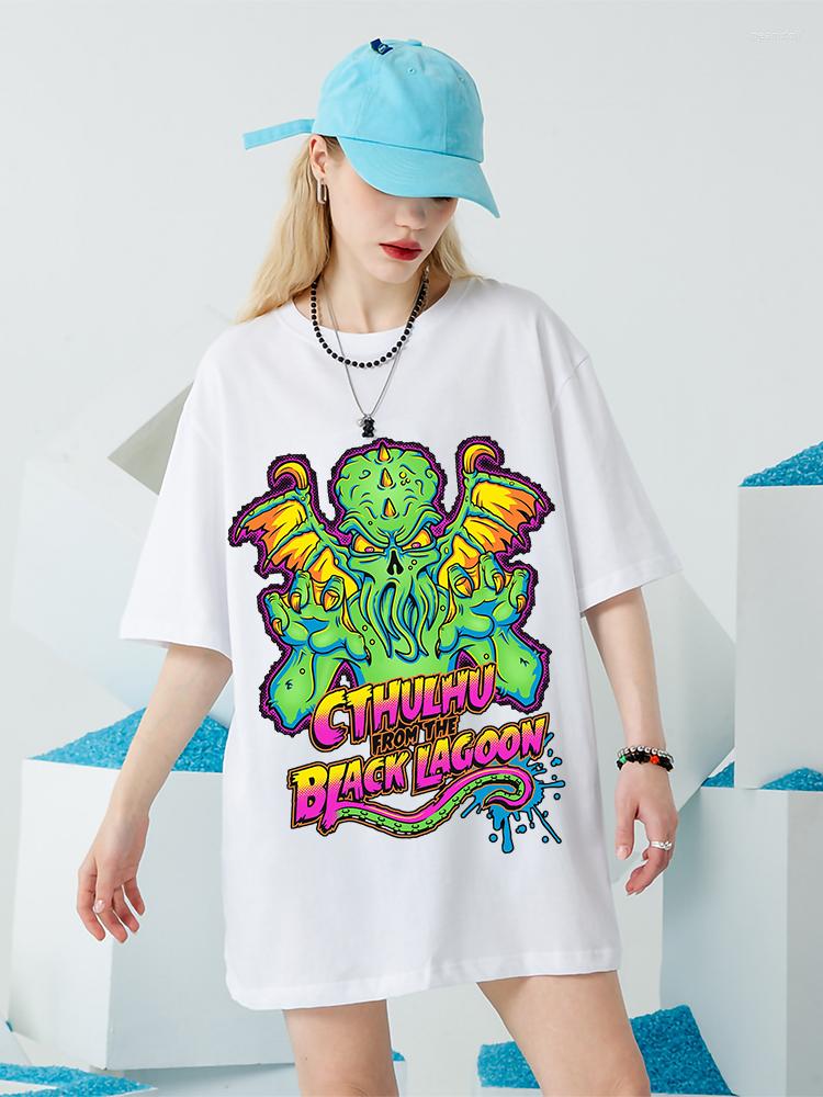 Women' T Shirts Cthulhu From The Black Lagoon Women T-Shirt Cotton Brand Tee Clothes Oversized Tshirts Fashion High Quality Streetwear, White
Women' T Shirts Cthulhu From The Black Lagoon Women T-Shirt Cotton Brand Tee Clothes Oversized Tshirts Fashion High Quality Streetwear, White