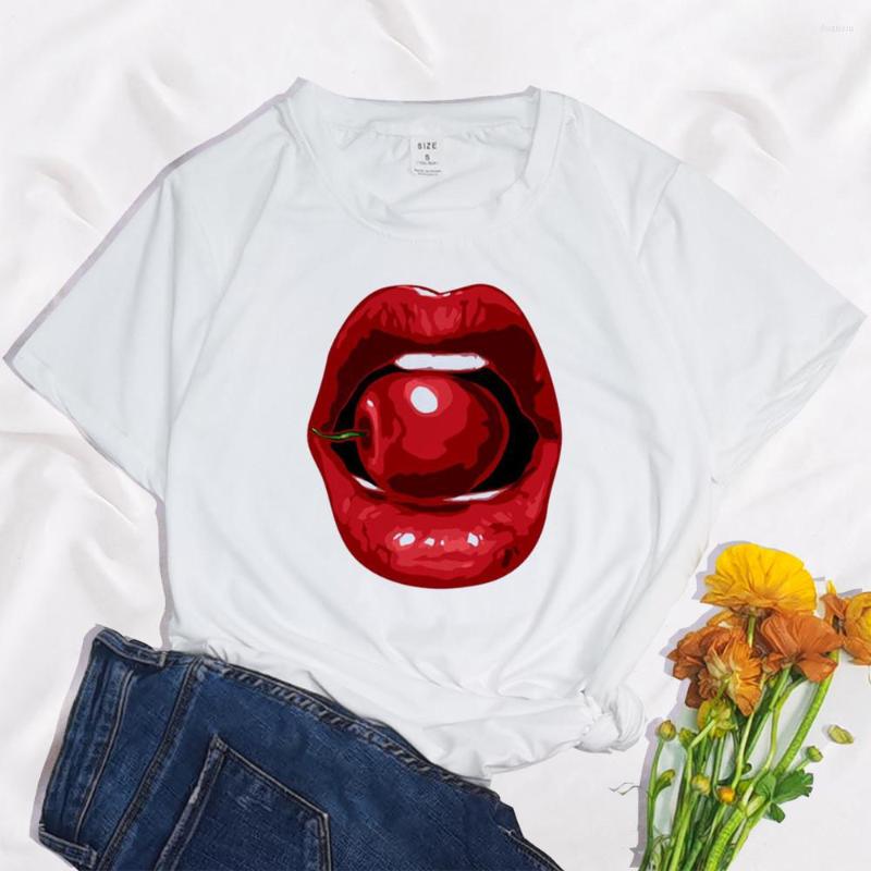 Women's T Shirts Funny Watercolor Lip Sexy Graphic Print Shirt Top Women Summer Fashion Harajuku T-shirt Tops Base O-neck White Tee Short, 21
Women's T Shirts Funny Watercolor Lip Sexy Graphic Print Shirt Top Women Summer Fashion Harajuku T-shirt Tops Base O-neck White Tee Short, 21