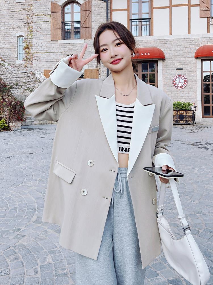 Women' Suits SuperAen 2023 Spring And Autumn Korean Style Street Suit Design Casual Coat Women, Gray
Women' Suits SuperAen 2023 Spring And Autumn Korean Style Street Suit Design Casual Coat Women, Gray