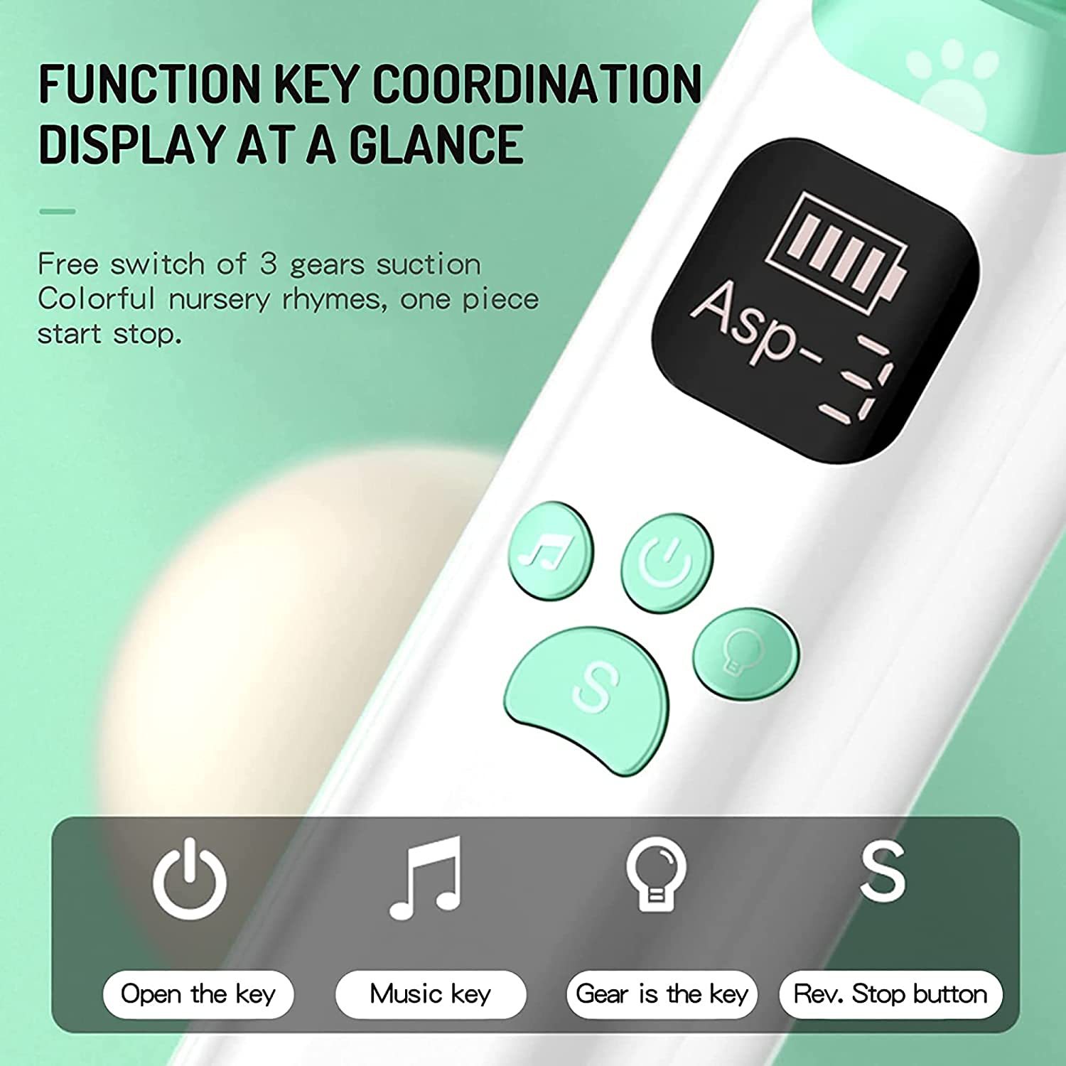 Other Oral Hygiene electricnasal aspirator for baby kids electric nose sucker hygienic music cure baby nose cleaner usage