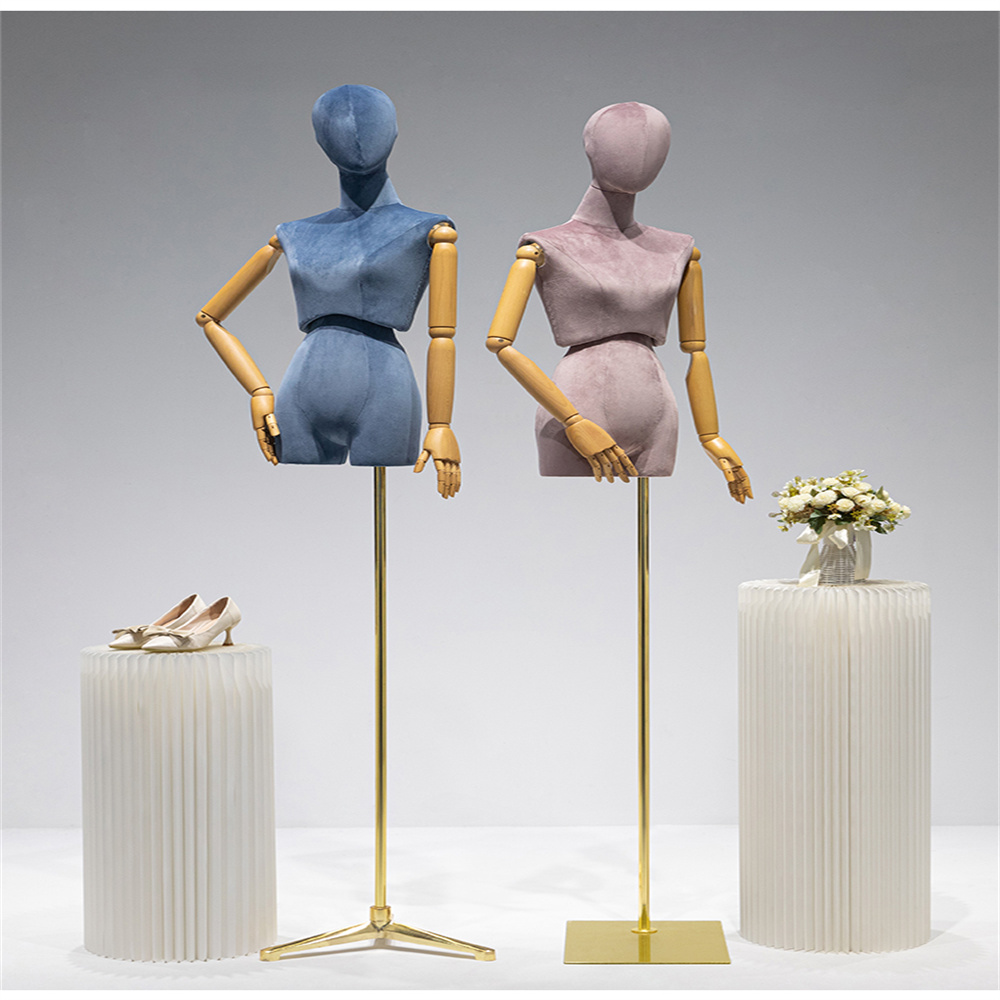 18style Wood Arm Full Female Head Art Mannequin Fabric Cover Body Metal Base for Wedding Display Twist Split Waist Women Model E151
18style Wood Arm Full Female Head Art Mannequin Fabric Cover Body Metal Base for Wedding Display Twist Split Waist Women Model E151