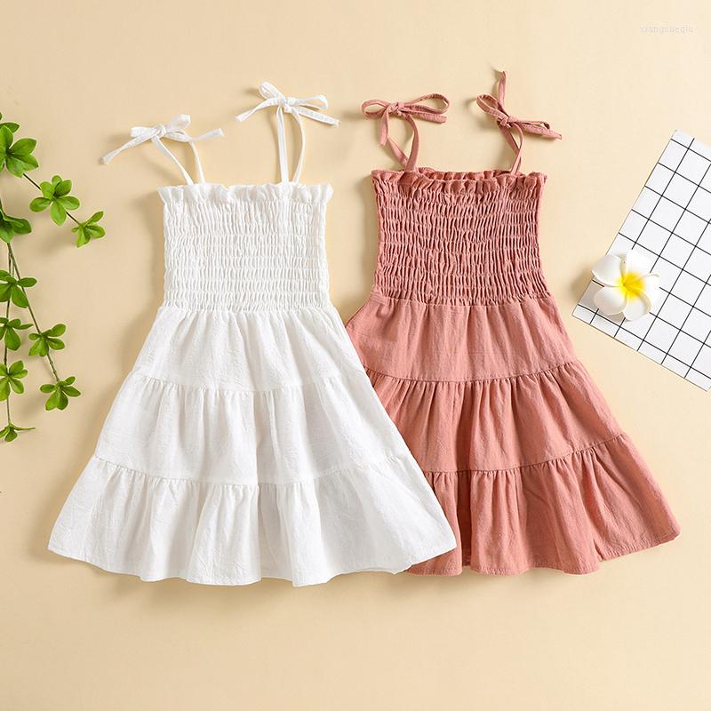 Girl Dresses Children Infant Kids Baby Dress Solid Color Pleated Elastic Chest Tie Up Sling Shoulder Straps Casual Cake Gown 6M-4T, Pink
Girl Dresses Children Infant Kids Baby Dress Solid Color Pleated Elastic Chest Tie Up Sling Shoulder Straps Casual Cake Gown 6M-4T, Pink