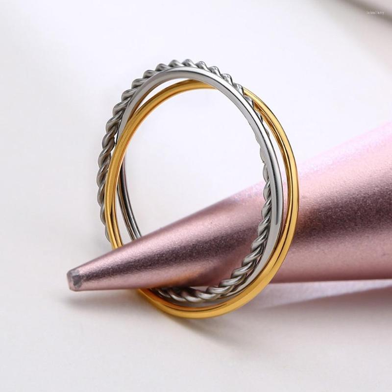 Wedding Rings Interlocked Cute Tail For Women Gold-color Stainless Steel Twist Circle Finger Elegant Hobo Dainty Girl Party Jewelry Gift
Wedding Rings Interlocked Cute Tail For Women Gold-color Stainless Steel Twist Circle Finger Elegant Hobo Dainty Girl Party Jewelry Gift