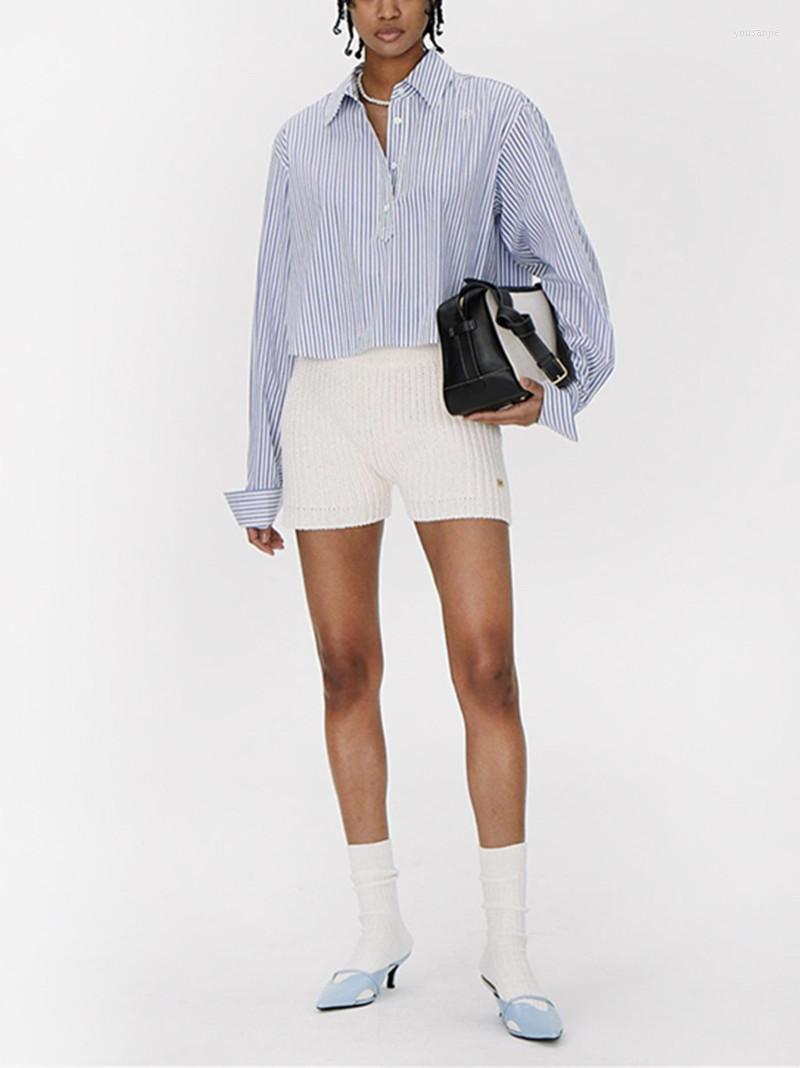 Women' Blouses Women Bright Elegant Blouse Striped Or Solid Color 2023 Ladies Single-Breasted Long-Sleeve Turn-down Collar All-Match Shirt
Women' Blouses Women Bright Elegant Blouse Striped Or Solid Color 2023 Ladies Single-Breasted Long-Sleeve Turn-down Collar All-Match Shirt